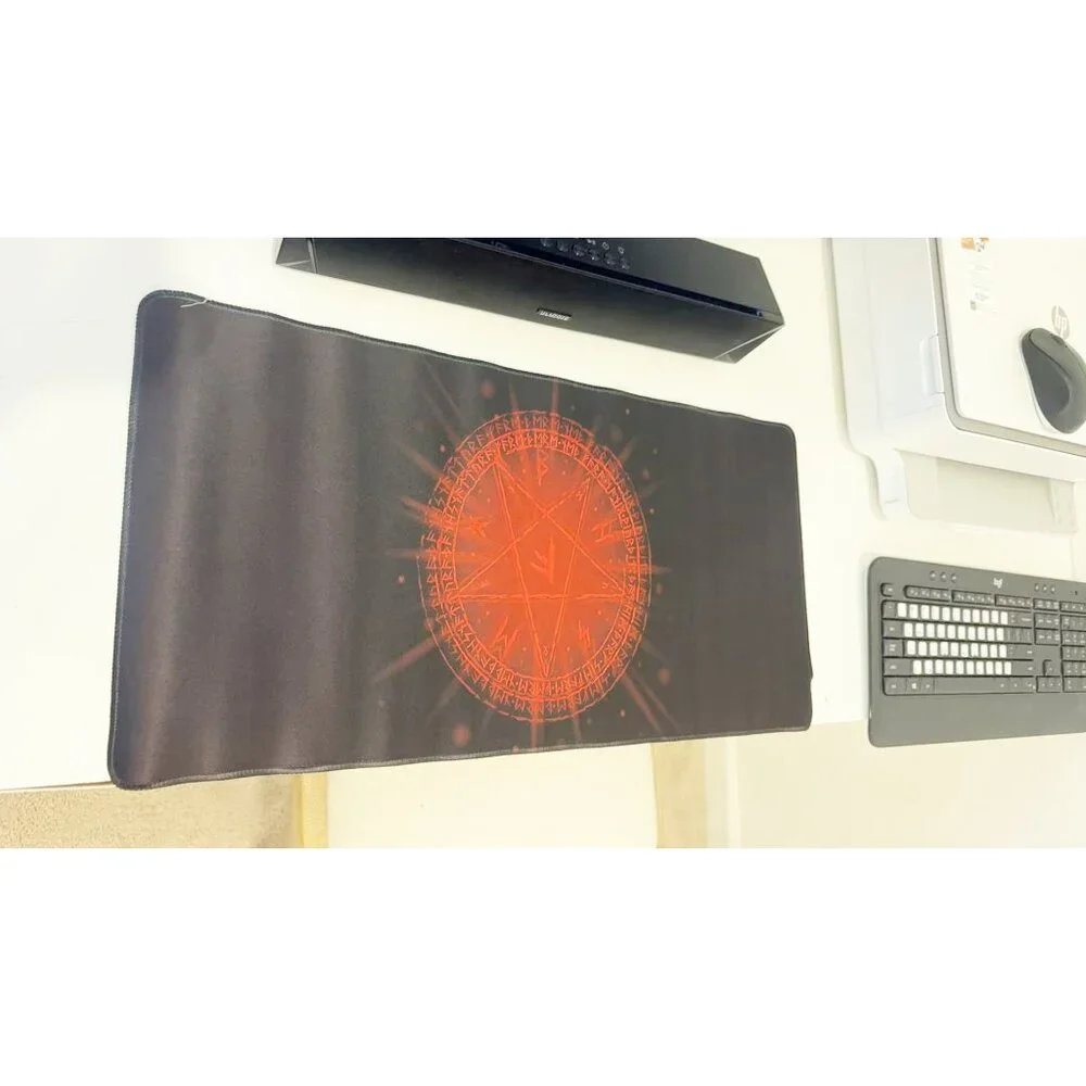 Mystic Pentagram Sigil Large Non-Slip Gaming Mouse Pad
